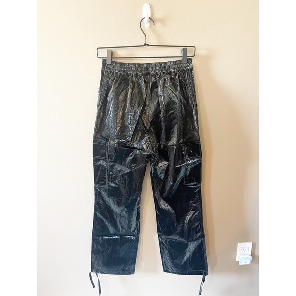 NWT Good American Paper Cargo Pants - Picture 3 of 9